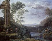 Claude Lorrain Ascanius Shooting the Stag of Sylvia France oil painting artist